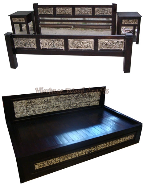 Wooden Sofa Cum Bed